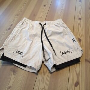 ASRV Men's XL Grey Lined Shorts Tetra Lite Lined 5" Athletic Shorts DSG-0467